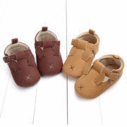 Spring and autumn cartoon animal baby shoes matte leather non-slip soft bottom baby shoes wholesale 0884