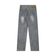 Heavy Industry Wash Denim Trousers Men