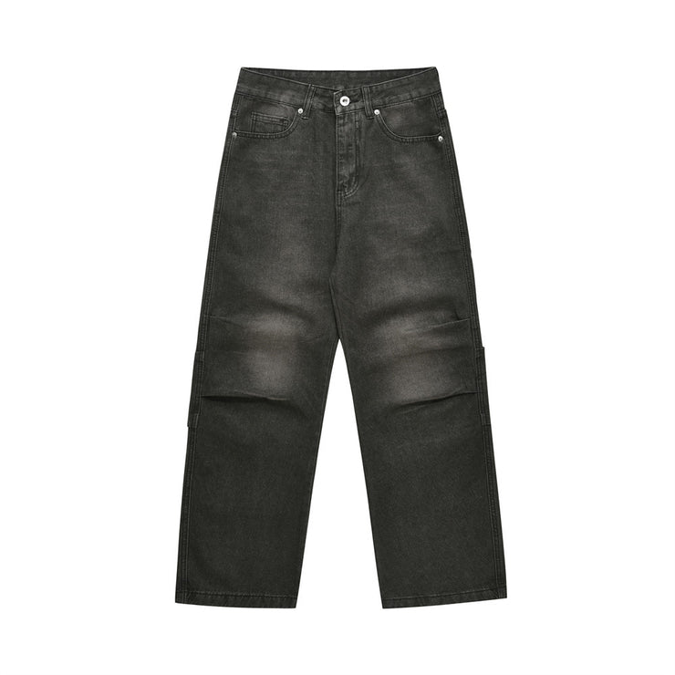 Fashion Loose Denim Trousers Men