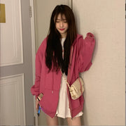 Loose Cardigan Jacket Thickened Plus Fleece