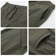 Fall Casual Trousers Polyester Men