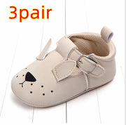 Spring and autumn cartoon animal baby shoes matte leather non-slip soft bottom baby shoes wholesale 0884