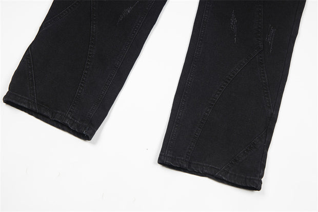 Heavy Industry Wash Denim Trousers Men