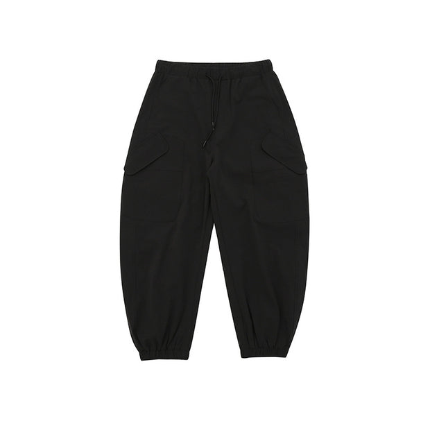 Fall Casual Trousers Polyester Men