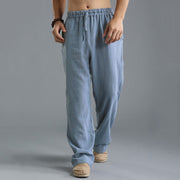 Men's Loose Casual Pants Linen Breathable Sports Trousers