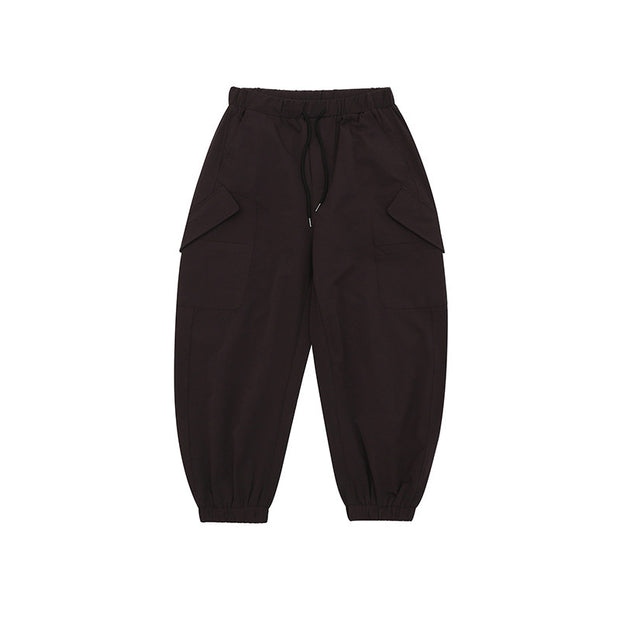 Fall Casual Trousers Polyester Men